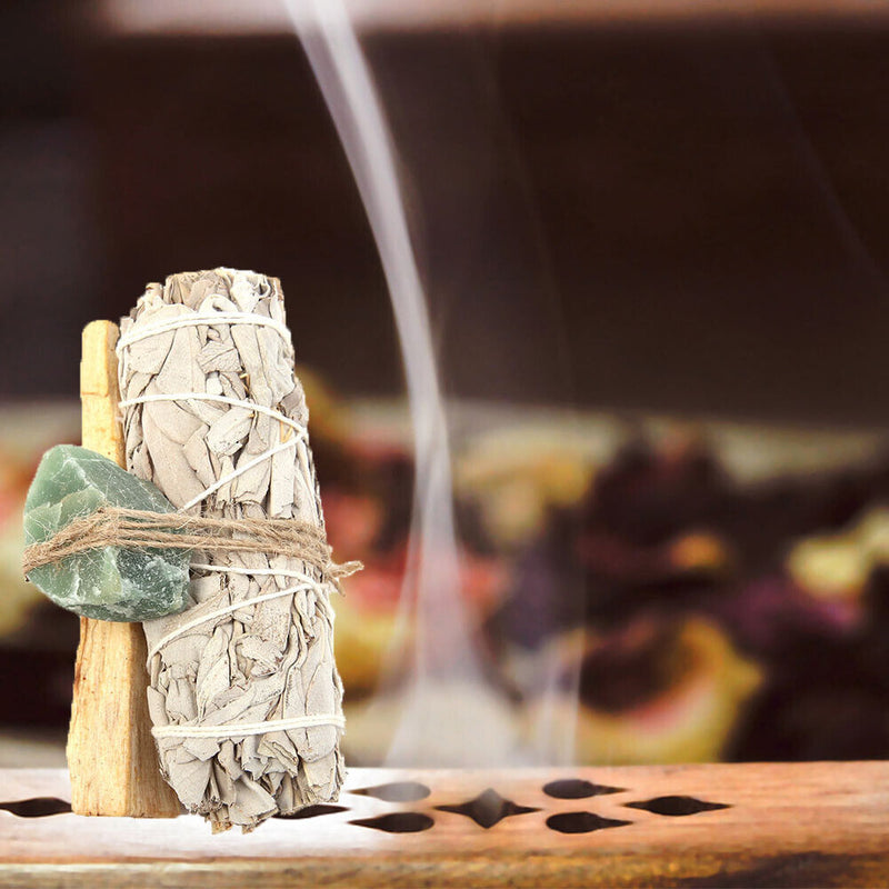 White Sage Aroma Bundles Smudge Sticks Fragrant Wood Aroma Indoor Purificatio