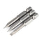 6pcs 50mm 2.0-6.0mm Flat Head Slotted Tip Screwdrivers Bits Newly