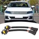 2pcs H11 H9 H8 Extension Wiring Harness Sockets Wires for Headlights Fog Lights