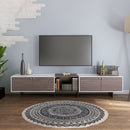 Hand Woven Rugs - Living Room Bedroom Carpet with Tassel (Blue Black 60cm) Newly