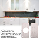 Hinge Repair Plate with Mounting Screws for Cabinet Drawer Window Repair