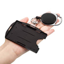 Sided Name Card ID Card Badge Holder Card Sleeve Retractable Badge Holder