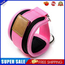 Fitness Ankle Straps D-Ring Foot Support Cuffs Sports Feet Guard (Pink)