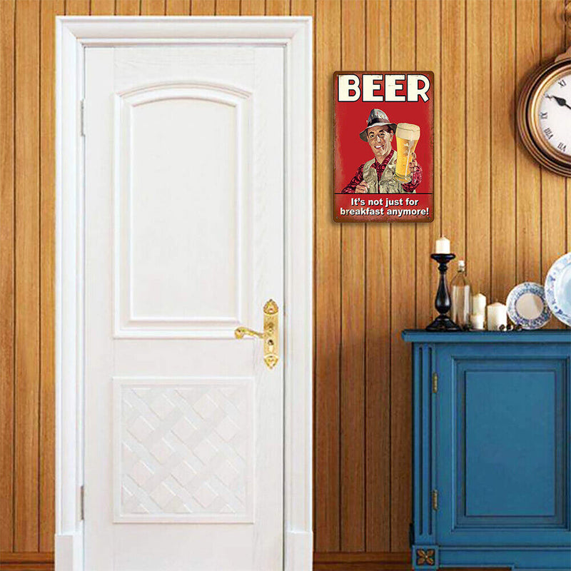 Retro Beer Metal Tin Signs Home Wall Decor Poster Nostalgia Plates Craft Plate