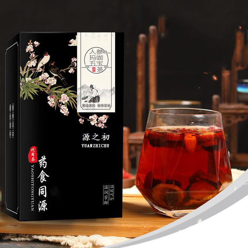 Ginseng Maca Herb Tea Anti-Fatigue Men Supplement Men Sexual Health Care Gifts