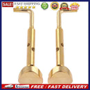 2pcs Violin Adjustable Plating Copper Chinrest Clamps Screws Accessories