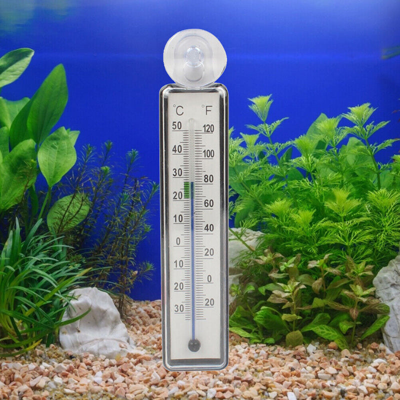 Aquarium Thermometer Fish Tank Glass Temperature Gauge Meter Suction Cup Newly