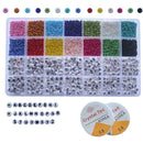 1set Cube Letter Beads Single Alphabet A-Z DIY Bracelet Jewelry Beads K6E0