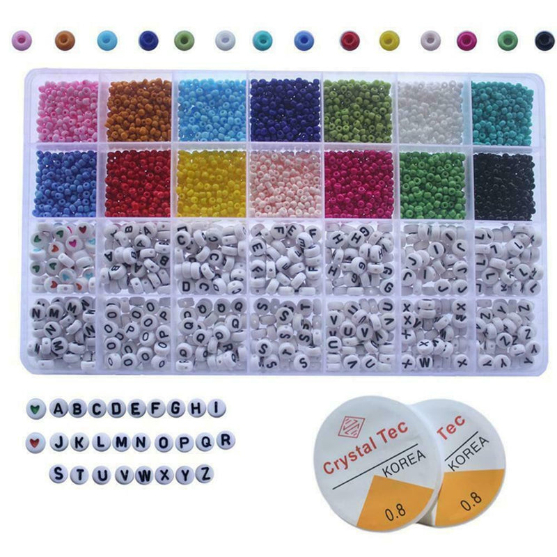 1set Cube Letter Beads Single Alphabet A-Z DIY Bracelet Jewelry Beads K6E0