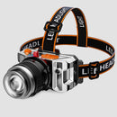 Bright USB Rechargeable LED Headlamp Fishing Light Sensor Headlight Head Torch