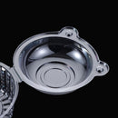 Round Cake Holders Boxes Cases Set Reusable Muffin Cup Plastic Cupcake