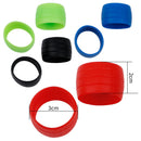 1 Pair Silicone Bicycle Handlebar Tape Fixing Ring Loop for Fixed Gear Road B