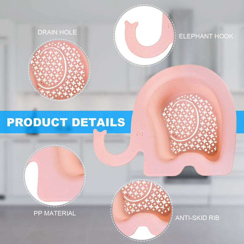 Elephant Drain Basket for Sink Water Strainer & Gadgets Storage (4 pcs) Newly