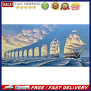 Sailboats Oil Paint By Numbers Kits DIY Canvas Wall Art Picture Craft Home