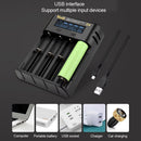 LCD Display 18650 Battery Charger Li-ion Battery Smart Charger Charging Slot