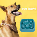 Dog Feeding Food Bowls Slow Eating Feeder Dish Pet Anti Gulping (Green) Newly