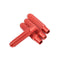 4pcs Aluminum Alloy Door Lock Knobs for Mercedes Benz A B GLA CLA (Red) Newly