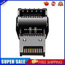 USB 3.1 Type E Male to Female 90 Degree Angled Adapter for Motherboard (A)