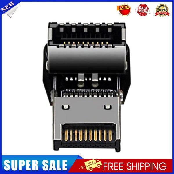 USB 3.1 Type E Male to Female 90 Degree Angled Adapter for Motherboard (A)