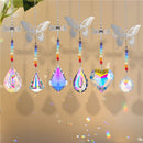 Crystal Ornament 6pcs Crystal Window Hanging Decoration - Dragonfly / Butterfly