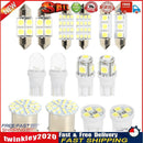 14Pcs LED Interior Package Kit For T10 36mm Map Dome License Plate Lights Newly