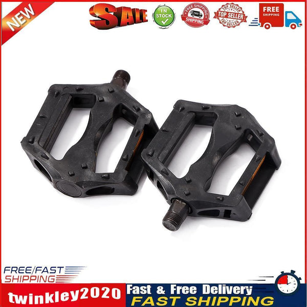 1 Pair Reflective Sheet Bicycle Pedal MTB Mountain Bike Anti-slip Pedals Newly