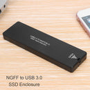 NGFF SATA M.2 to Type-C 3.0 Hard Disk Case External Hard Drive Enclosure