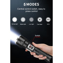 Bank Strong Light Focus Light Flashlight Torch Powerful Flashlight High Powe