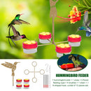 Hummingbird Feeder Kits Floral Pet Bird Feeder Outdoor Removable
