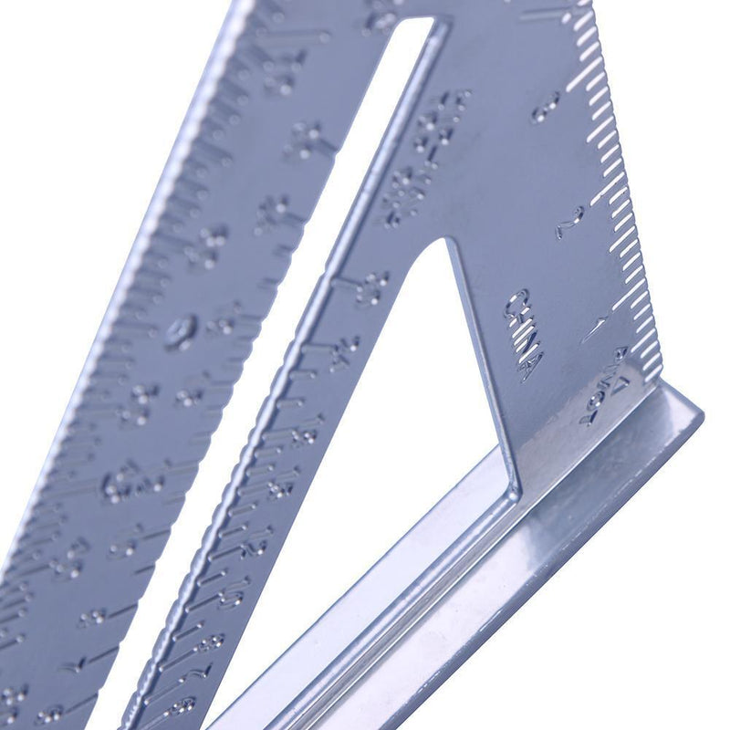 7inch Aluminum Speed Square Triangle Angle Protractor Measuring Tool Newly
