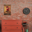 Retro Dragon Reading Book Metal Painting for Bar Pub Tin Plaques Wall Sign