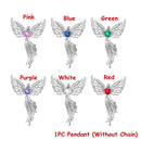 Elegant Fashion Women Religion Prayer Jewelry Angelwing Pendant Virgin Mary