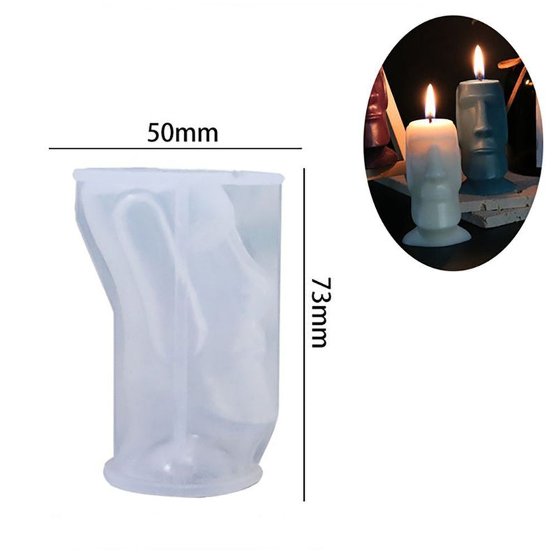 Easter Island Boulder Wax Mould Candles Handmade Silicone Mold Candle Mould