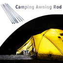 Outdoor Tent Pole Camping Awning Rod Stand Extending Iron Frame Canopy Rod Newly