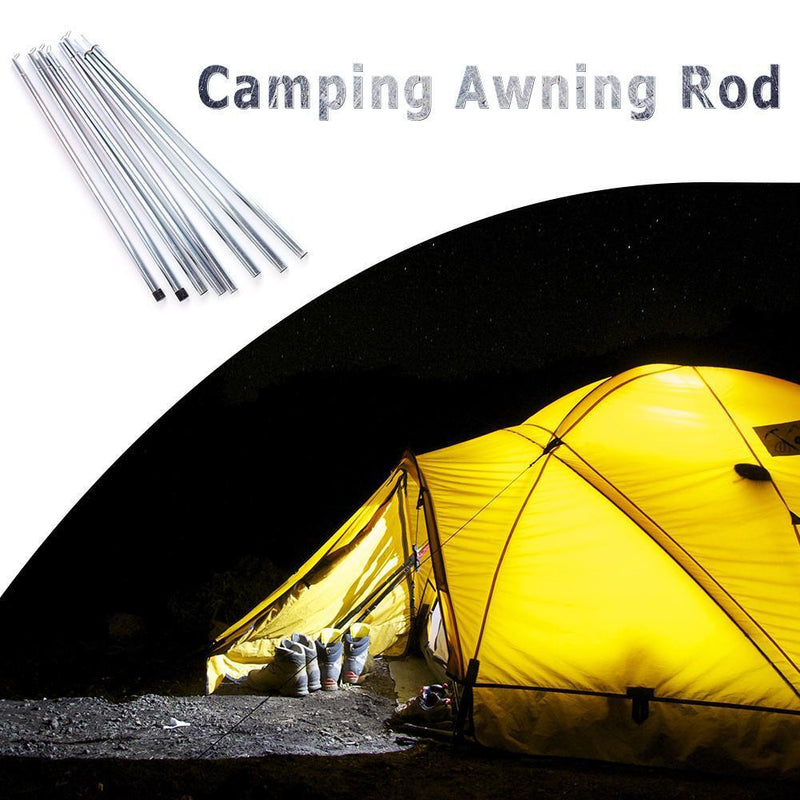 Outdoor Tent Pole Camping Awning Rod Stand Extending Iron Frame Canopy Rod Newly