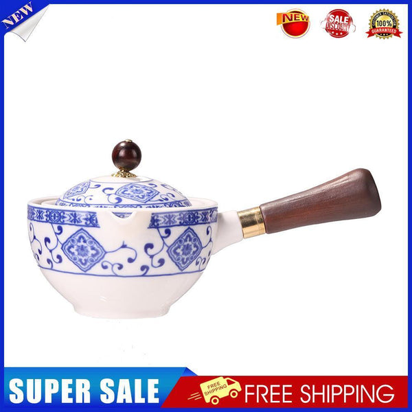 Chinese Gong Fu Tea Pot Set 360 Rotation Ceramic Tea Maker Infuser (01)