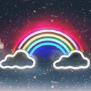USB Powered Neon Sign Light Acrylic LED Wall Hanging Lamp Decor (Rainbow) Newly
