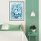 5D DIY Diamond Painting Blue Lily Kits Full Round Drill Wall Rhinestone Decor