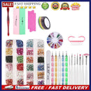 Pro Nail Tool Kit UV Gel Painting Pen Brush Electric Dryer Machine Set (01)