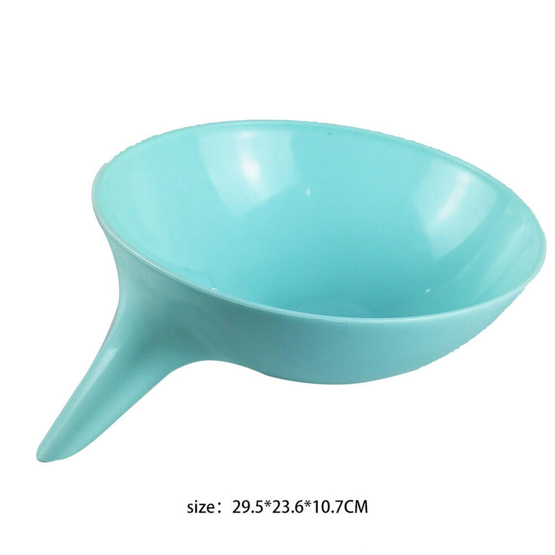 Plastic Drainer Bowl Vegetable Fruit Kitchen Sink Strainer Bowls (Green)