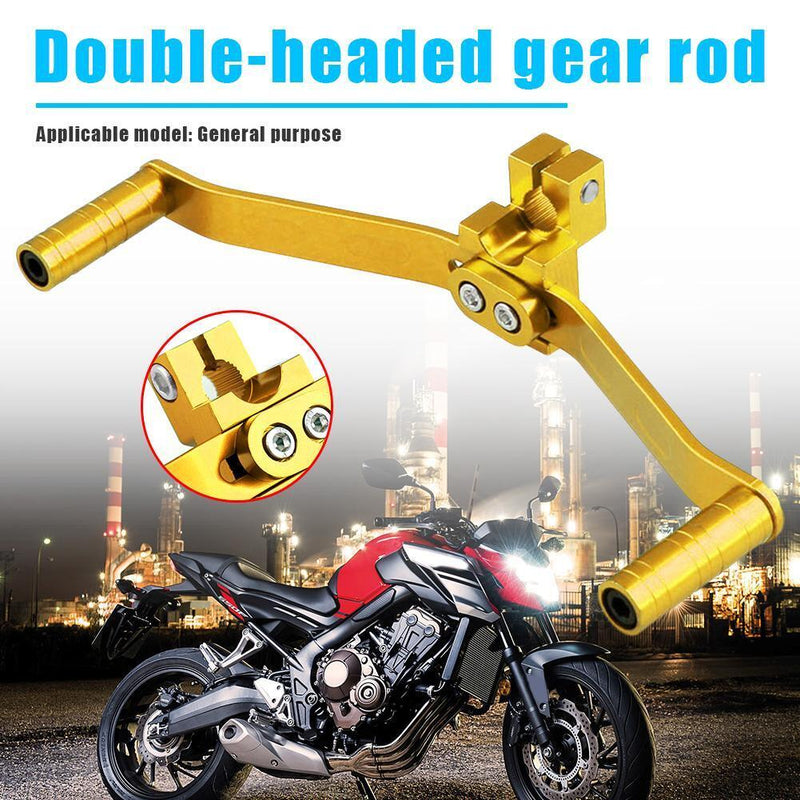 Dual Head Aluminum Motorcycle Gear Shift Shifter Lever for Motocross Motorbik