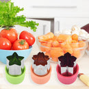 5x3pcs Star Heart Rabbit Shape Vegetables Cutter Cooking Baking Molds (B)