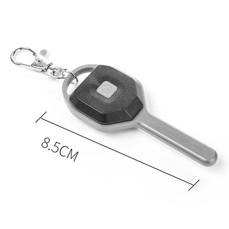 Mini LED Flashlight Portable Key Shaped Emergency Camping Hiking Keychain Tor