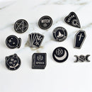 Gothic Spells Dripping Oil Punk Badge Brooch Clothes Lapel Pin Enamel Pins