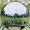 Stainless Steel Hollow Gloss Ball Reflective Metal Mirror Ball 3pcs(100mm)