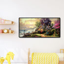 5D Full Round Diamond Painting Mountain Scenery DIY Embroidery Cross Stitch Kits