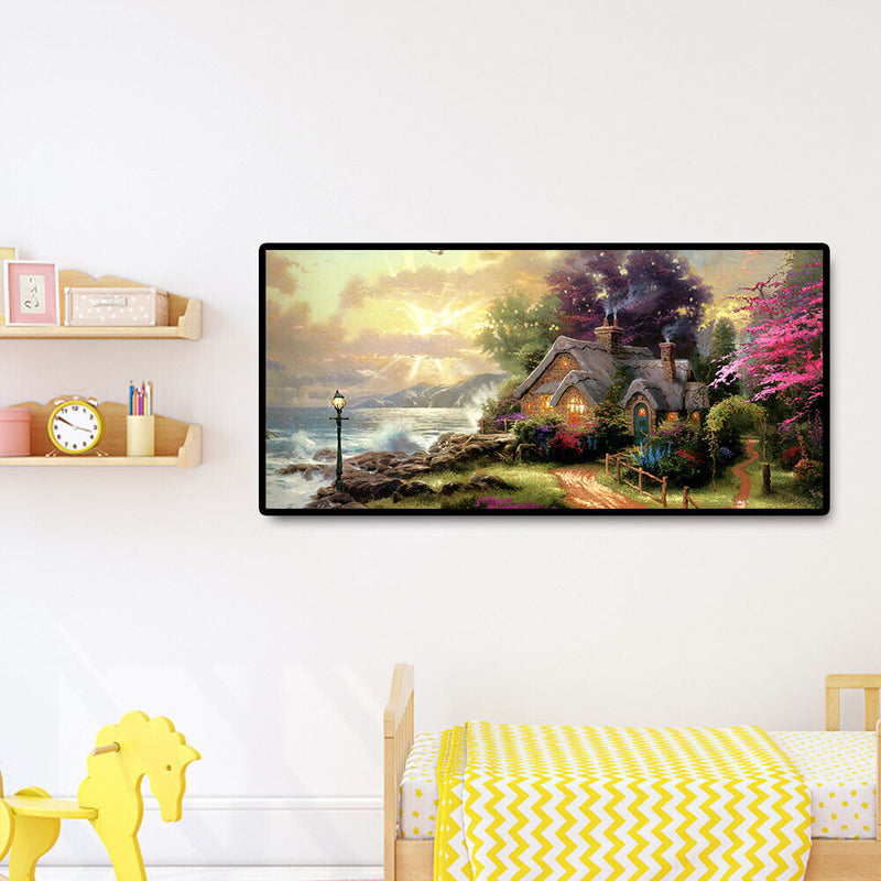 5D Full Round Diamond Painting Mountain Scenery DIY Embroidery Cross Stitch Kits