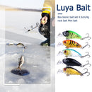 5pcs 4.5cm 4g Bionic Crank Fishing Lures Jig Hooks Artificial Crankbait Baits
