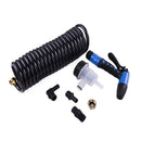 Aquarium Boat Marine Flush Pump Washdown Pump  Kit with Coiled Hose Submersible