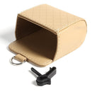 Car Vent Trash Box Auto Mobile Phone Holder PU Leather Storage Bag Organizer